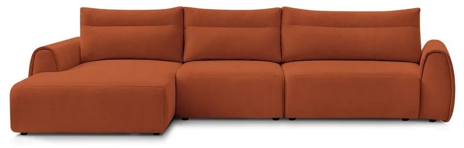 Оранжев ъглов диван Aden – Bobochic Paris