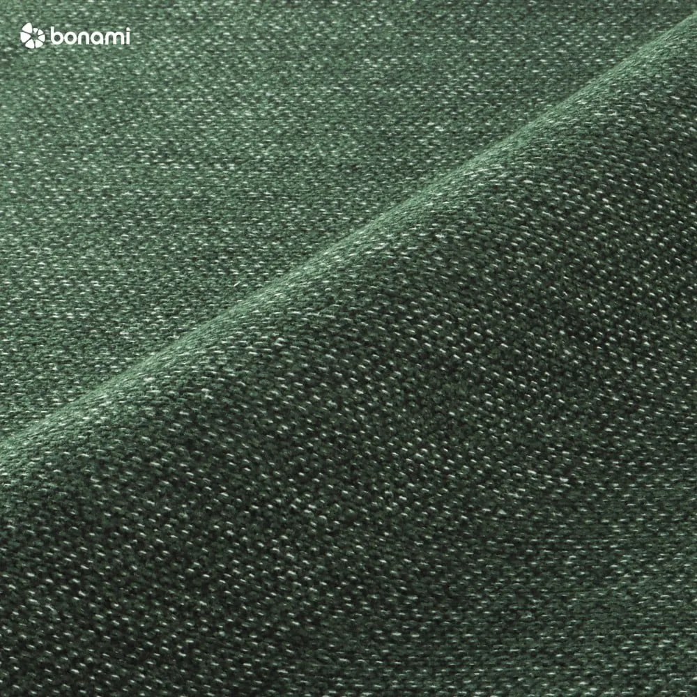 Тъмнозелено двойно тапицирано легло с място за съхранение с включена подматрачна рамка 160x200 cm Garance – Bobochic Paris