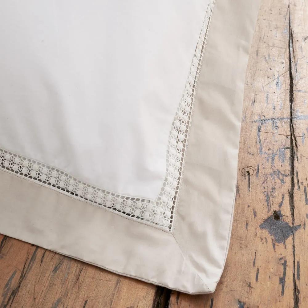 Бяло памучно спално бельо за двойно легло 200x200 cm Oxford - Bianca