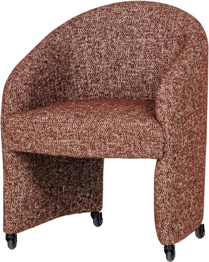 Теракотен тапициран офис стол Cordo – WOOOD