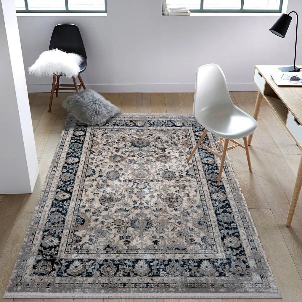 Килим за антре (75 x 150) Bohem 4002 Blue
Cream
Бежово