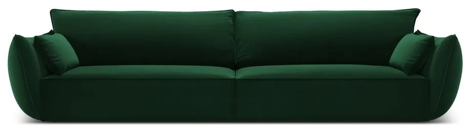 Тъмнозелен кадифен диван 248 cm Vanda – Mazzini Sofas