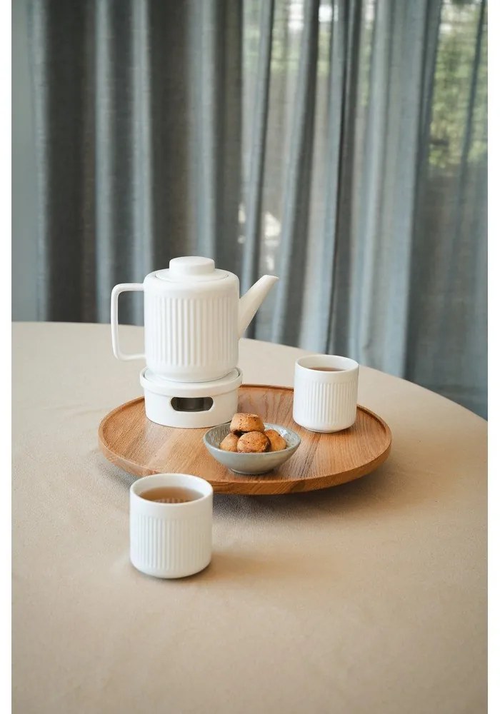 Бял порцеланов чайник с цедка 1,2 l Skagen – Bredemeijer