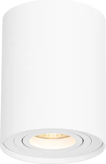 Комплект от 4 модерни таванни спота бели, въртящи се и накланящи се - Rondoo Up