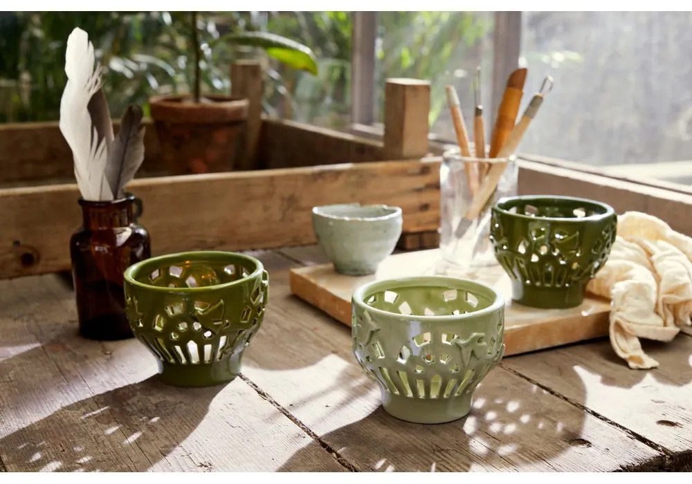 Керамичен свещник Orangery - Kähler Design