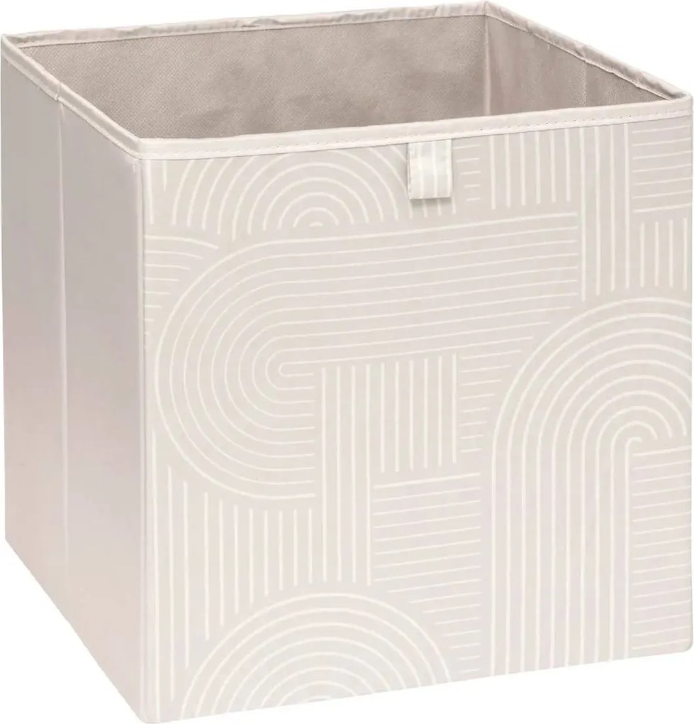 Кутия за съхранение 5five Mix & Modul Zebra, 31x31 cm - Бежова