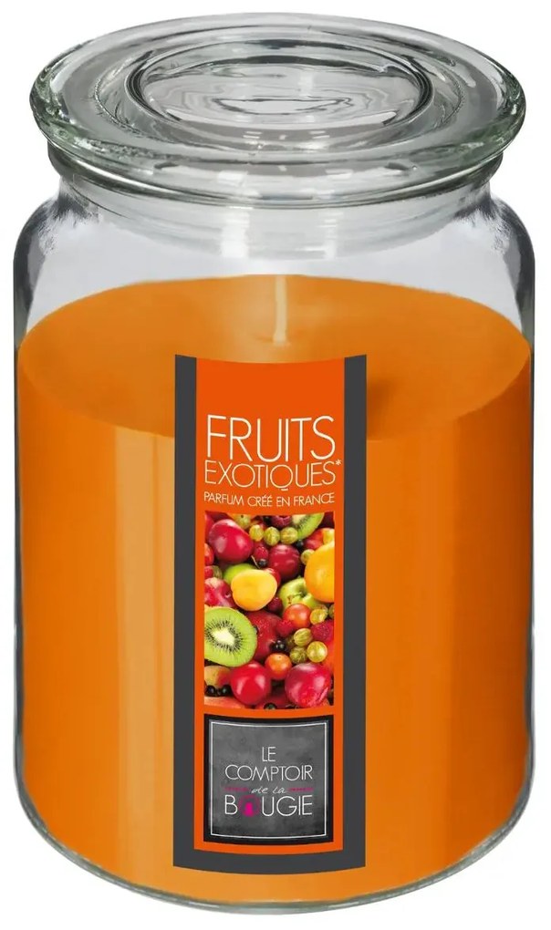 Ароматна свещ atmosphera Nina, Стъкло с капак, 510 g - Exotic Fruits