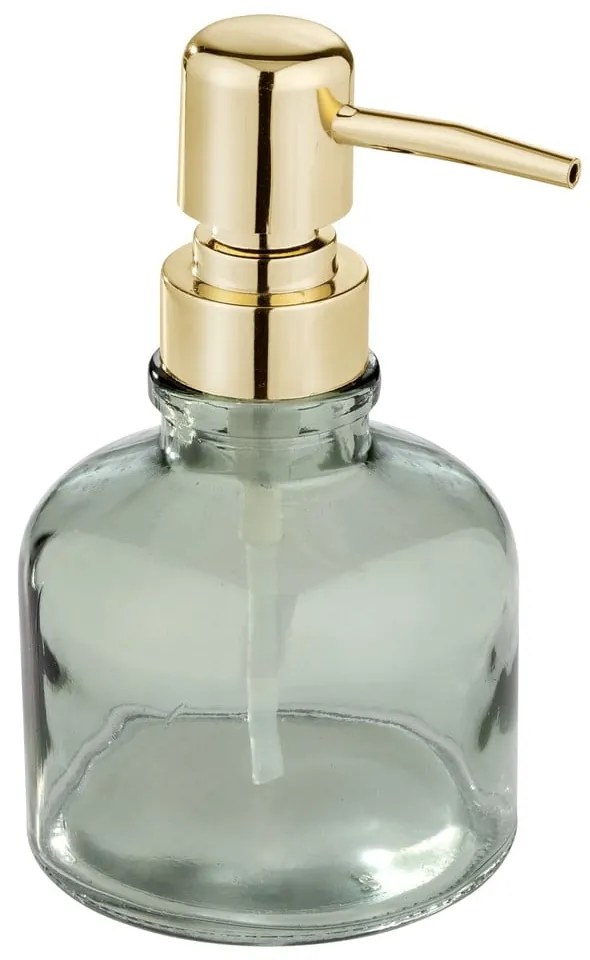 Стъклен диспенсер за сапун в цвят мента 200 ml Atessa – Wenko