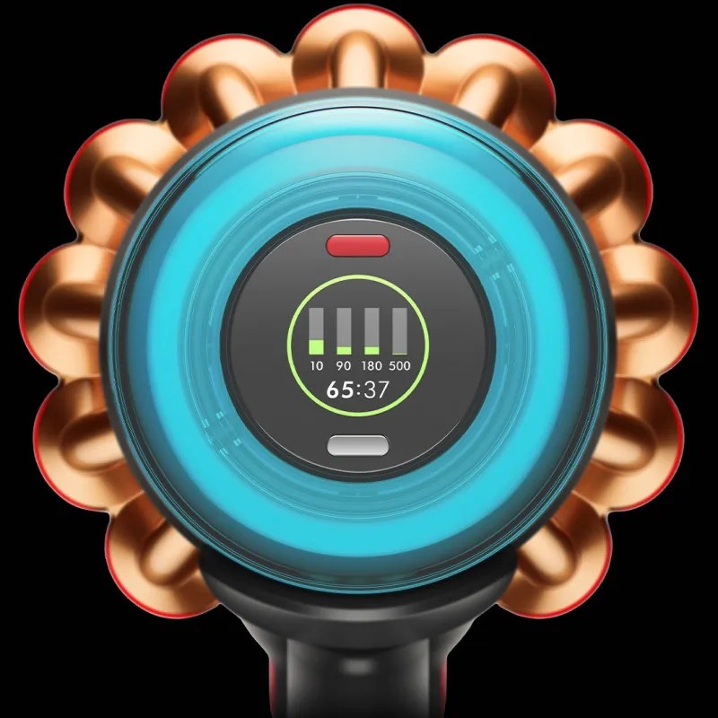 Вертикална прахосмукачка Dyson V16 Piston Animal 492963-01, 315AW, 900W, 1.3 л, 70 мин, CleanCompaktor™, Hyperdymium™, MyDyson™, HEPA, LCD, Черен/мед