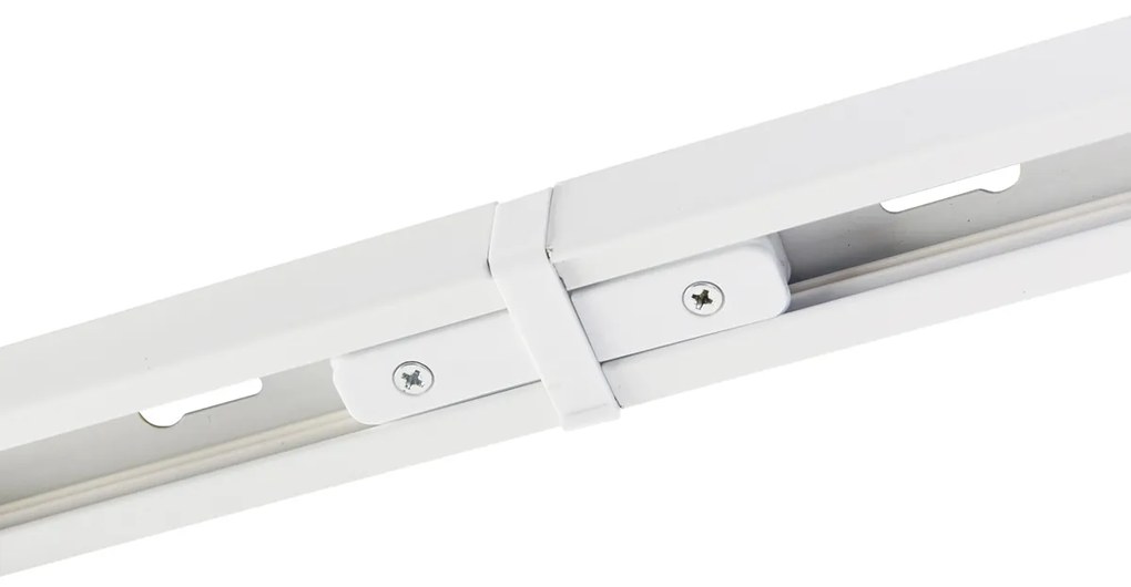 Модерна релсова система за осветление с 6 бели прожектора 1-фазов 200см - Iconic Jeana