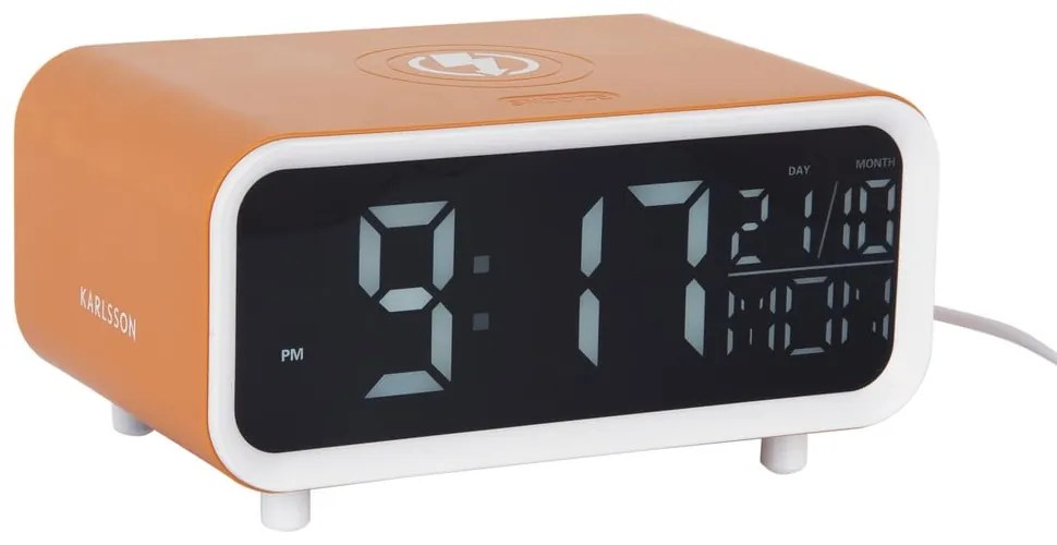 Аларма с безжично зарядно Chunky LED – Karlsson