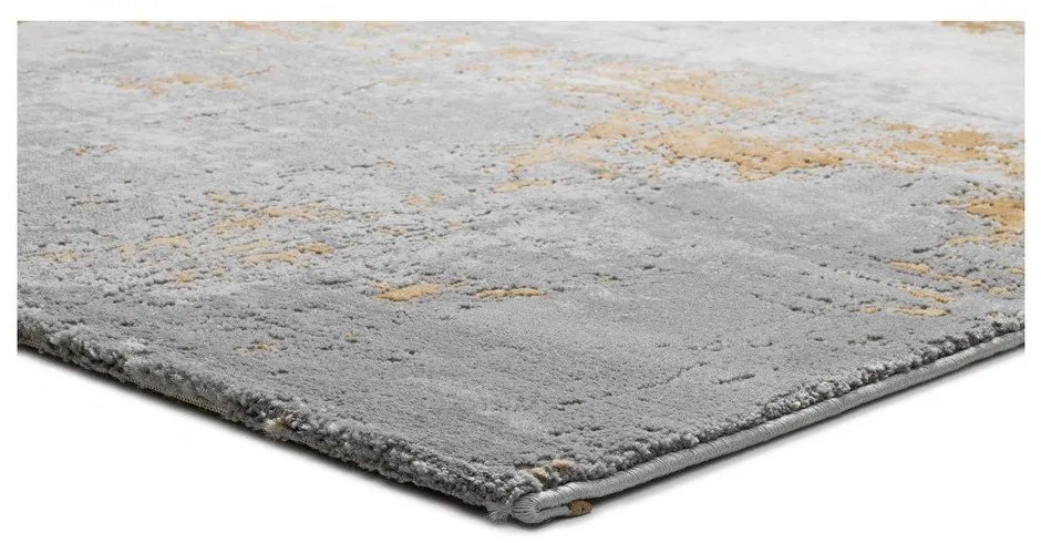 Сив килим Mesina Mustard, 80 x 150 cm - Universal