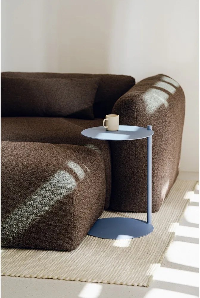 Стоманена кръгла странична масичка 41x40 cm Ande – noo.ma