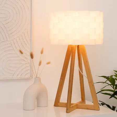 Настолна лампа atmosphera Moki, 55 cm, Бамбук