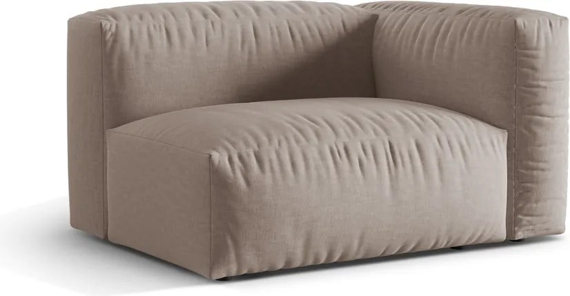 Бежов модул за диван (десен ъгъл) Martina – Micadoni Home