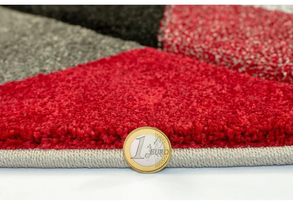 Червен и сив килим , 120 x 170 cm Aurora - Flair Rugs