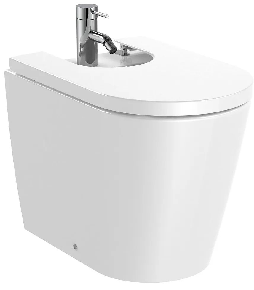 Стоящо биде, A357527000, Roca, ROUND, долепено до стената, бял, 37х56х40см