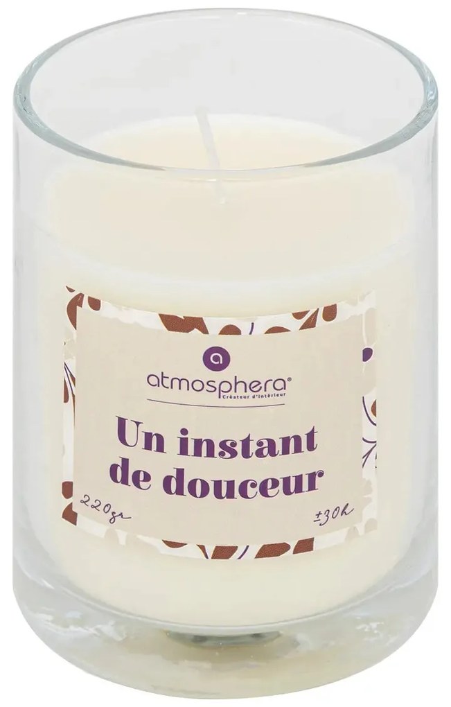 Ароматна свещ atmosphera Mily, Стъкло, 220 g - Vanilla