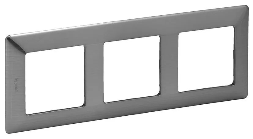 Legrand 754153 - Рамка pro Превключателe VALENA LIFE 3P неръжда.
