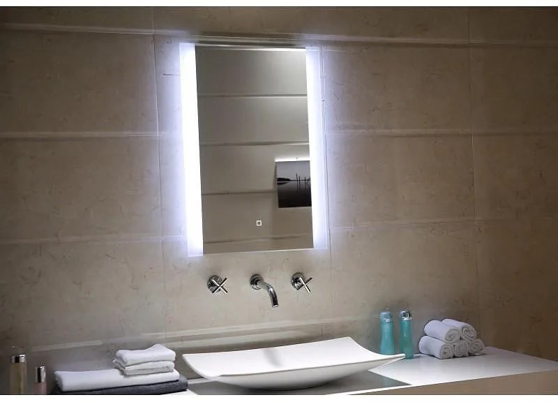 LED огледало за баня с нагревател, 70x50см, Inter Ceramic, ICL 1590