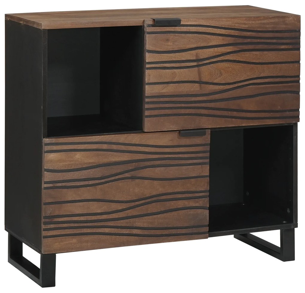 Sonata H Сайдборд 80x33.5x75 см солидно дърво манго