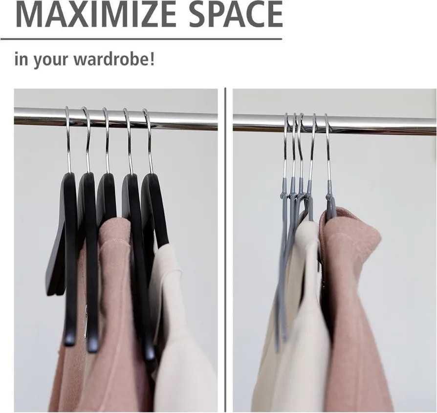 Метални закачалки в комплект 20 бр. Alessia – Wenko