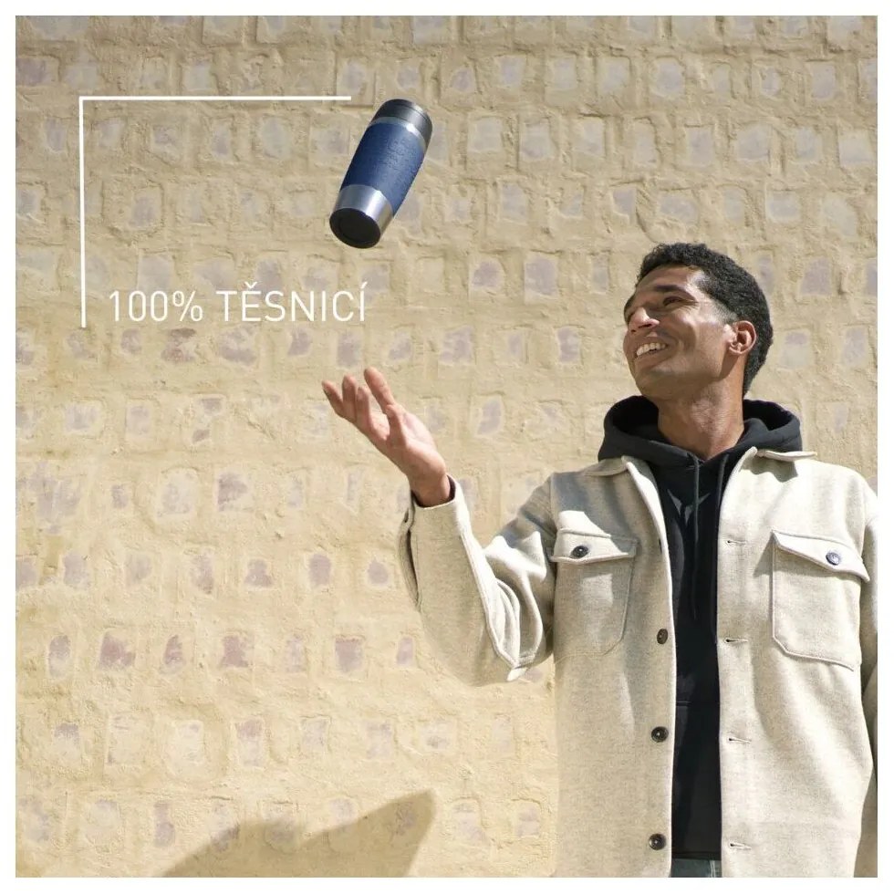 Тъмносиня чаша за път 360 ml – Tefal