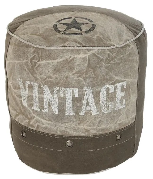 Възглавница DKD Home Decor На почва Сив полиестер Памук Звезда Vintage (44 x 44 x 44 cm)