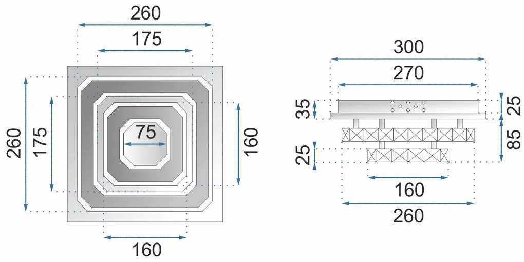 Плафон LED 24W APP409-C
