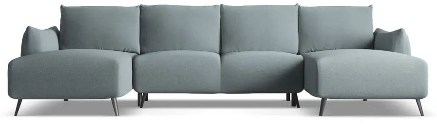 Светлосин ъглов диван Malie – Makamii