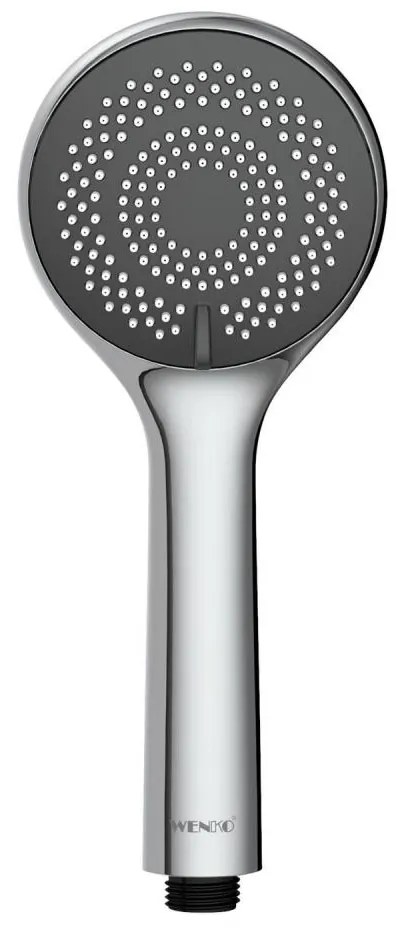 WENKO 23992100 - Душова глава Система за пестене на вода 9,5x9,5 см лъскав хром/сив
