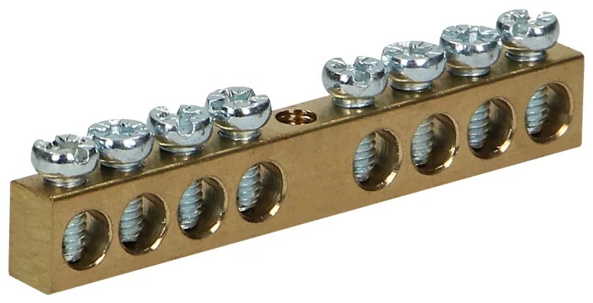 ORNO Клема нулева неизолирана 8x16мм² L58mm  - OR-LZ-8205/8