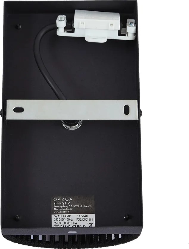 Japandi стенна лампа черна с въже IP44 - Jayla