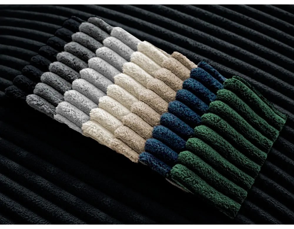 Черна табуретка от рипсено кадифе Chelsea – Bobochic Paris