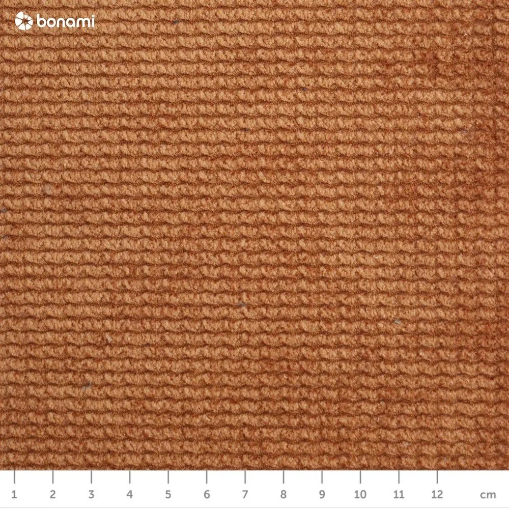 Кафяв сгъваем/с място за съхранение диван от рипсено кадифе 215 cm Bjork – Bonami Selection