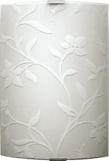 Аплик ЕДЕЛВАЙС ЛАЙТ, 200х290, бял/бял, 1xE27
