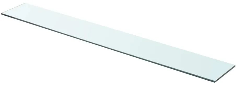 3051577 vidaXL Рафтове, 2 бр, панели прозрачно стъкло, 90x12 см