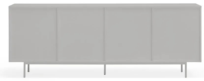 Сив нисък скрин 211x80 cm Sierra – Teulat