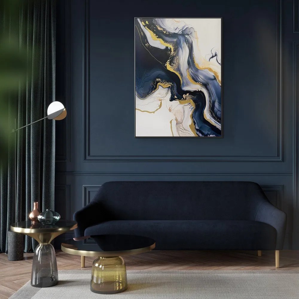 Картина с ръчно изрисувани елементи 70x100 cm Sky – Styler