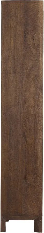 Библиотека от масивно манго в естествен цвят 48x190 cm Sondrio – Light &amp; Living