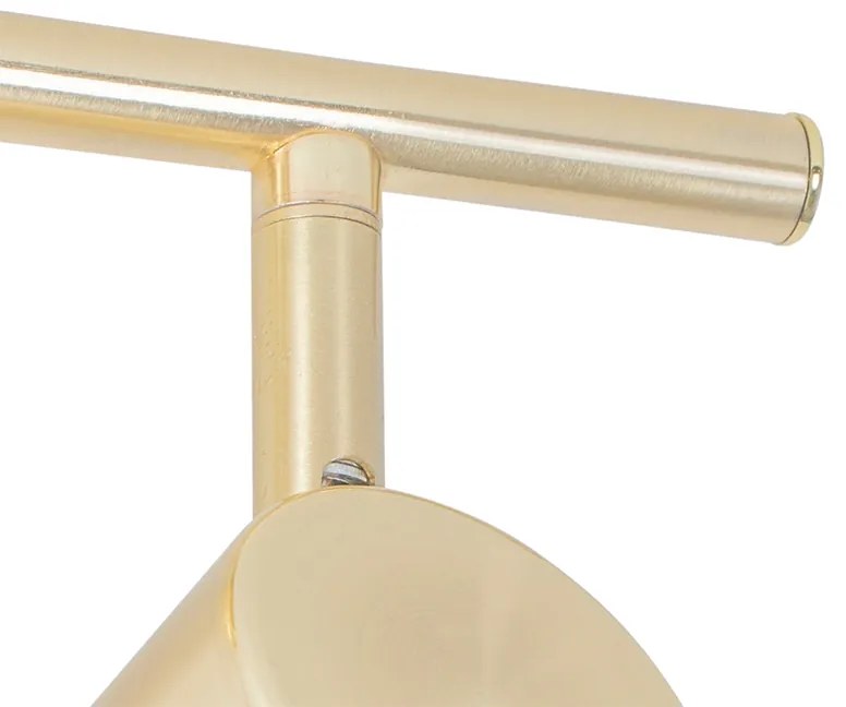 Модерна таванна лампа месинг 2-светлина регулируема - Jeana