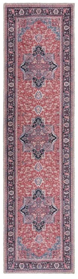 Бордо пътека със смес от рециклирани влакна подходяща за пране 60x230 cm Windsor – Flair Rugs