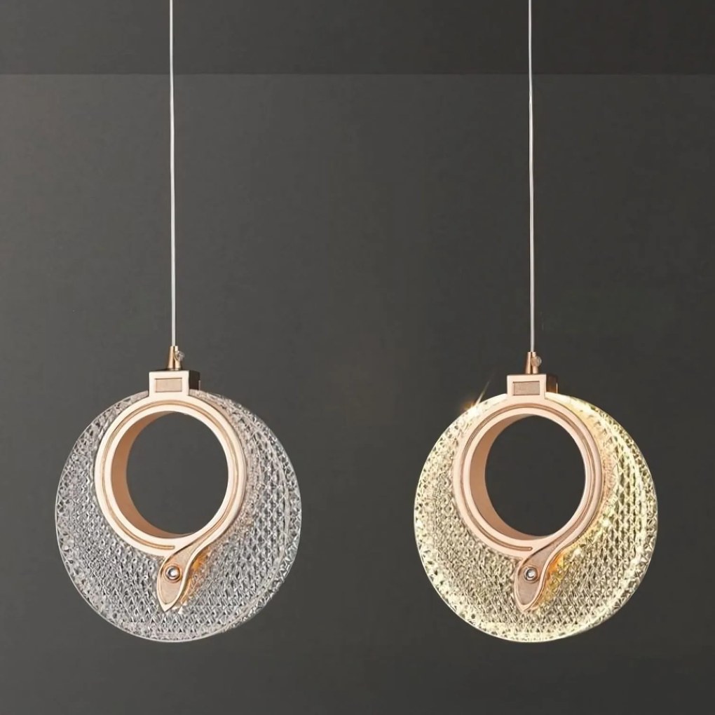 Висяща Кристална Лампа LHJ110-1CP LIGHT ROSE GOLD