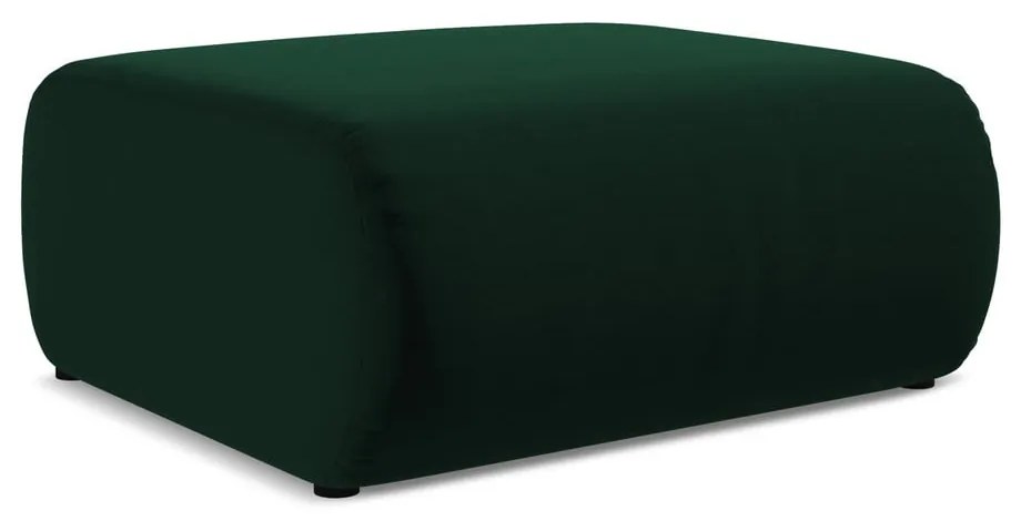 Тъмнозелена кадифена табуретка Ekahi – Makamii