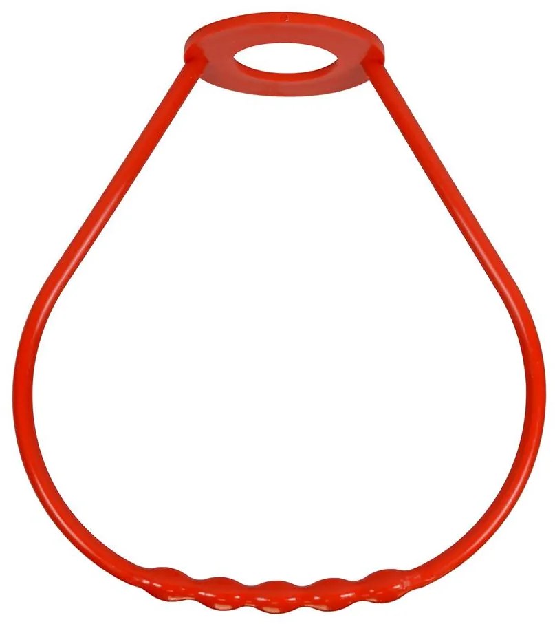 Дръжка за Полилей пластмаса червена