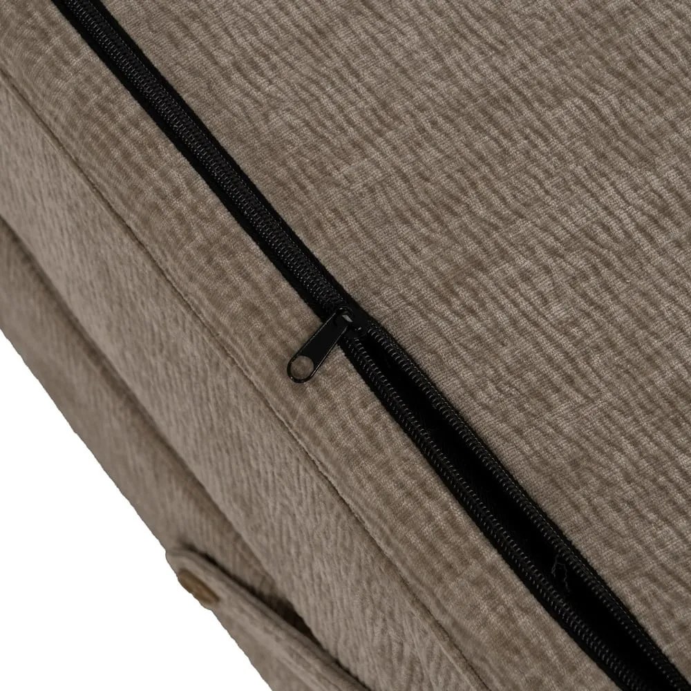 Бежово разтегаемо шенилово кресло – Ixia