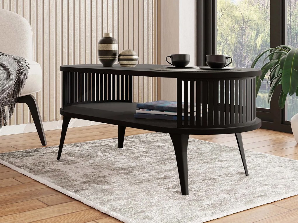 Холна маса Roenni II-Черен