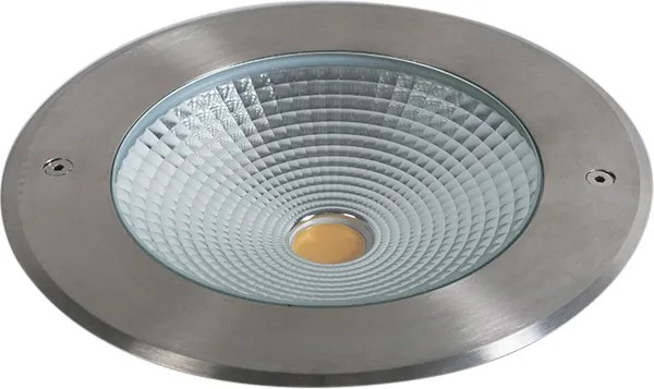 Комплект от 2 модерни наземни прожектора стомана, включително LED 20W - Bridge