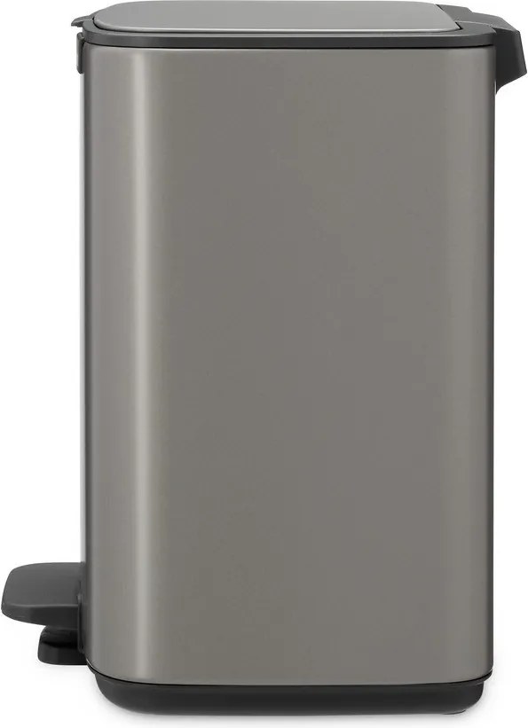 Сиво стоманено кошче за боклук с педал 7 l Bo – Brabantia