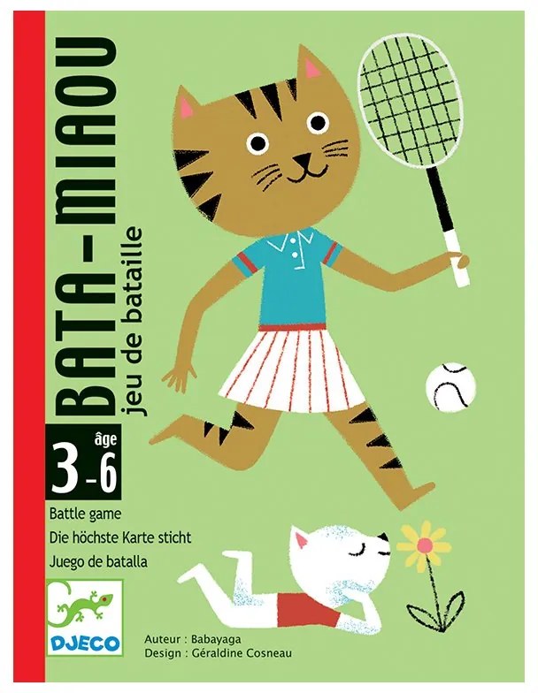 Djeco - Карти за игра Bata Miaou